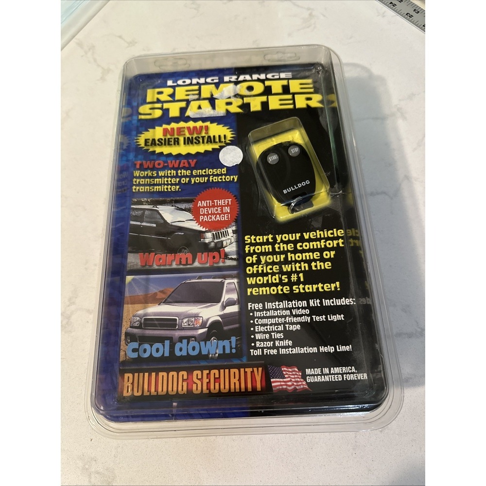 Bulldog Security RS82I Remote Starter 2-Way Car Start System NIB